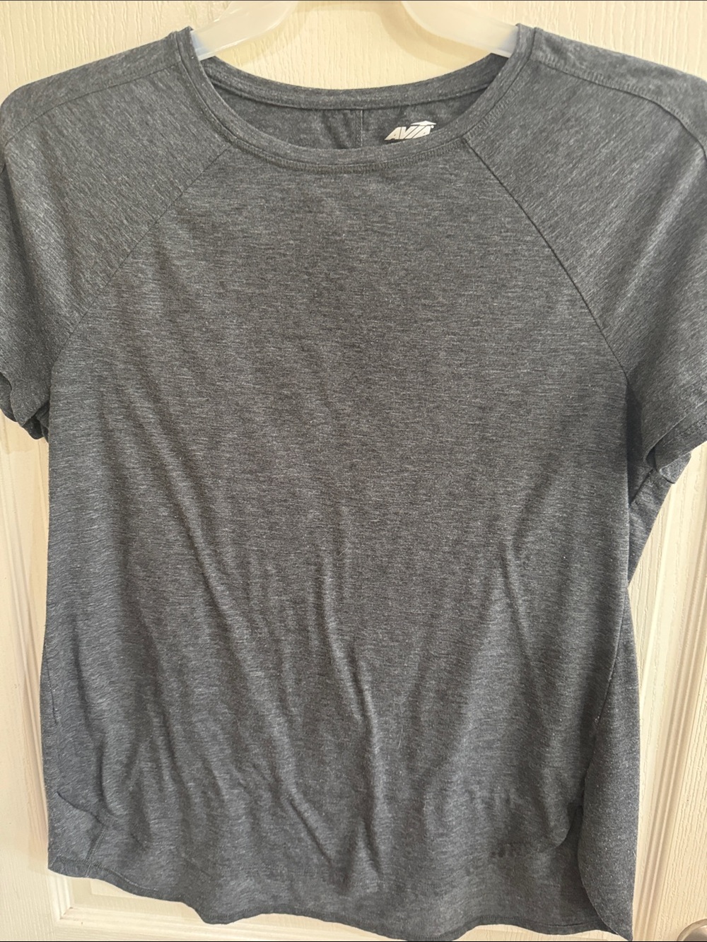 Avia Heather Charcoal Short Sleeve Crew Tee
